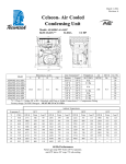 Tecumseh AE4450Z-AA1ADA Performance Data Sheet
