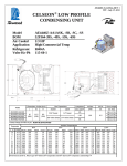 Tecumseh AE4440Z-AA1ASB Performance Data Sheet