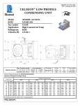 Tecumseh AE4430U-AA1ACK Performance Data Sheet