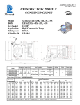 Tecumseh AE4425Z-AA1ASB Performance Data Sheet