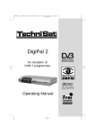 TechniSat DigiPal 2 User's Manual