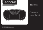 Technika TESCO BB-210CE User's Manual