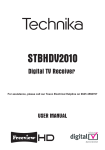 Technika STBHDV2010 User's Manual