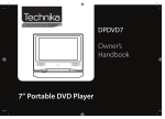 Technika DPDVD7 User's Manual