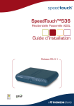 Technicolor - Thomson SPEEDTOUCH 536 User's Manual