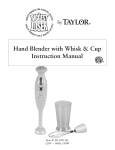 Taylor AB-1051-BL User's Manual
