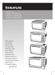 Taurus Group Convection Oven HORIZON 19 User's Manual