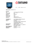 Tatung L19CMATB-U32 AD User's Manual
