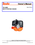 Tanaka TC-355 User's Manual