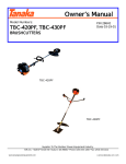 Tanaka TBC-420PF User's Manual