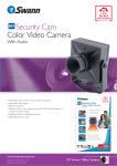 Swann Security Cam Color Video Camera SW-P-DSC User's Manual