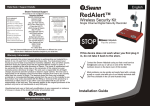 Swann RedAlert Wireless Security Kit User's Manual