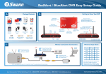 Swann RedAlert/BlueAlert DVR User's Manual