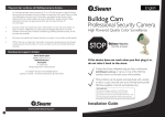 Swann Professional Security Camera User's Manual