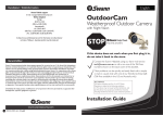 Swann OutdoorCam SW244-AUO User's Manual