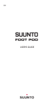 Suunto Foot POD User's Guide