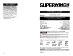 Superwince UT3000 User's Manual