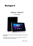 Sungale Tablet ID431WTA User's Manual