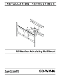 SunBriteTV SBWM46 User's Manual