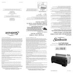Sunbeam SLP3300 User's Manual