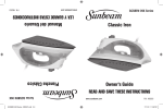 Sunbeam GCSBBV-395-000 Instruction Manual