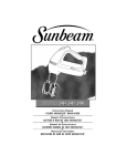 Sunbeam 2484 User's Manual