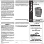 Sunbeam Bedding SCH4062 User's Manual