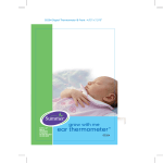 Summer Infant Ear Thermometer User's Manual
