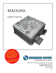Strong Pools and Spas Barcelona User's Manual