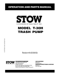 Stow T-30H User's Manual