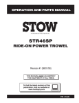 Stow STR46SP User's Manual