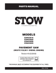 Stow CS403016 User's Manual