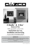 Stovax E-Studio PR0776 User's Manual