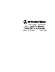 Stoelting O111 User's Manual