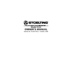 Stoelting E112 User's Manual