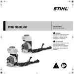 STIHL SR 450 Instruction Manual