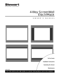 Stewart Filmscreen Corp 4-Way User's Manual