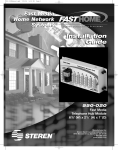Steren FAST HOME 550-020 User's Manual