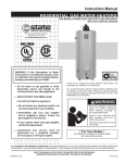 State Industries GS675YRVIT User's Manual