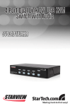 StarTech.com STARVIEW SV431DVIUAHR User's Manual