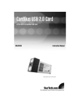 StarTech.com CARDBUS CB420USB User's Manual