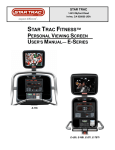 Star Trac FITNESS E-STi User's Manual