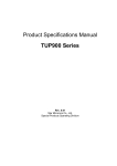 Star Micronics TUP900 User's Manual