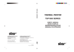 Star Micronics TSP1000 Series User's Manual