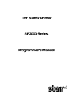 Star Micronics SP2000 User's Manual