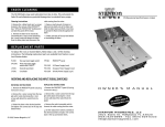 Stanton Professional Performance Mixer SK ONE User's Manual