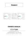 Stanton DJLab.3 User's Manual