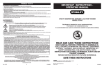 Stanley Hardware Electric Heater 675919 User's Manual