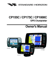 Standard Horizon CP1000C User's Manual