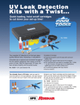 SPX Cooling Technologies UV Leak Detection Kit 16350 User's Manual